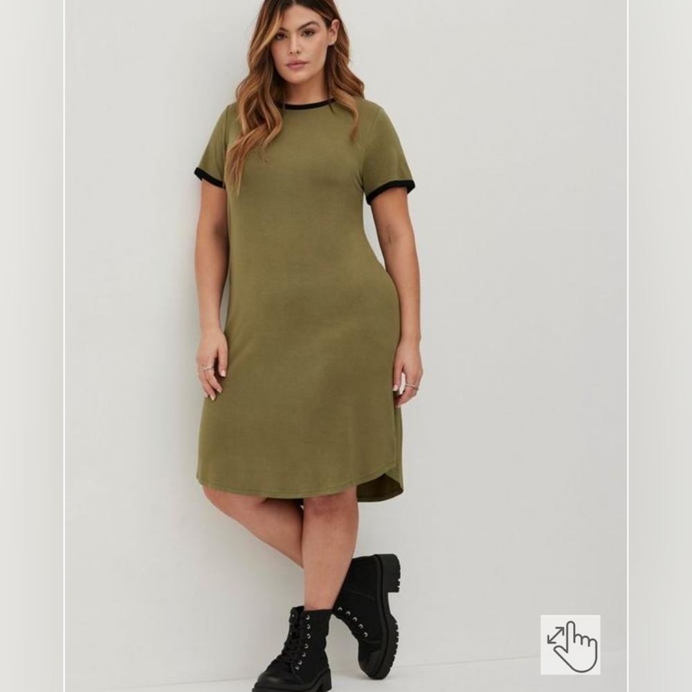 Torrid t shirt dress sz 4